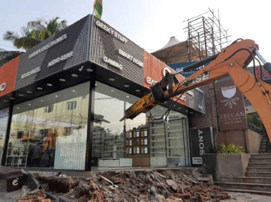 GHMC : ఎమ్మెల్యేలకు ఎర కేసు నిందితుడి నిర్మాణాలు కూల్చివేత..కారణమిదేనా?