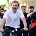 Rahul Gandhi : మధ్యప్రదేశ్ లో ఉత్సాహంగా భారత్ జోడో యాత్ర..సైకిల్ తొక్కిన రాహుల్