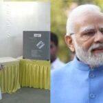 Modi : పోలింగ్ బూత్ కు క్యూలైన్ లో ప్రధాని.. అహ్మదాబాద్ లో ఓటేసిన మోదీ..