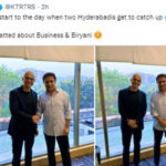 KTR :  బిజినెస్ , బిర్యానీ.. సత్య నాదెళ్ల, కేటీఆర్ భేటీ..