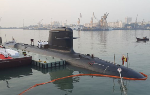 INS Vagir : నౌకాదళంలోకి మరో అస్త్రం.. ఐఎన్‌ఎస్‌ వగీర్‌ జలప్రవేశం..