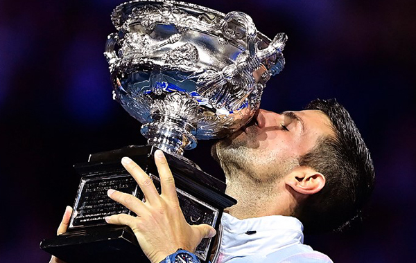 Novak Djokovic : ఆస్ట్రేలియన్ ఓపెన్ విజేత జకోవిచ్…నాదల్ రికార్డు సమం..