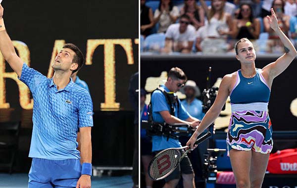 Australian Open:- క్వార్టర్ ఫైనల్లో జకోవిచ్, సబలెంక..