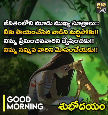 జీవితంలో మూడు ముఖ్యమైన సూత్రాలు