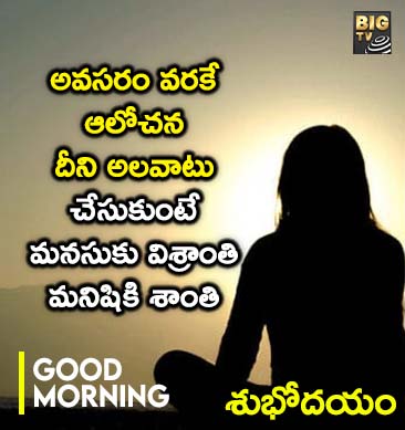 అవసరం వరకే ఆలోచన దీని అలవాటు...