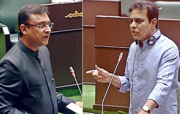 TS Assembly : బీఆర్ఎస్ ప్రభుత్వంపై అక్బరుద్దీన్‌ ఫైర్.. కేటీఆర్ కౌంటర్..