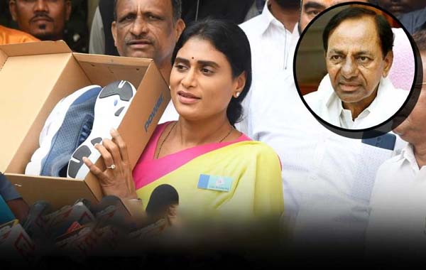 Sharmila: కేసీఆర్ కు 'షూ' గిఫ్ట్.. షర్మిల సవాల్.. పొంగులేటితో మైండ్ గేమ్