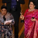 Oscars 2023: ఆస్కార్ వేదికపై ది ఎలిఫెంట్ విస్పరర్స్ అదరహో