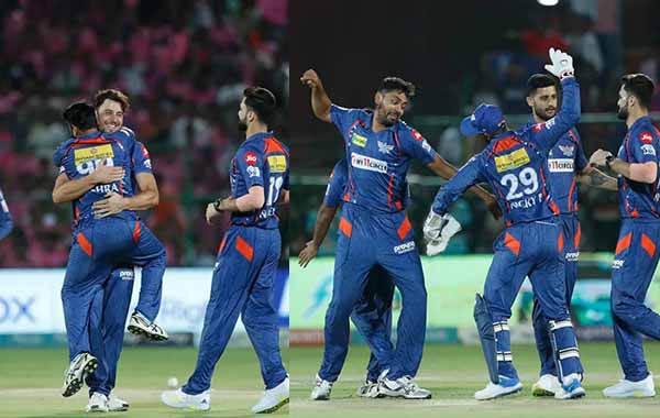 IPL : స్టొయినిస్, అవేశ్ ఖాన్ అదుర్స్.. రాజస్థాన్ కు లక్నో షాక్..