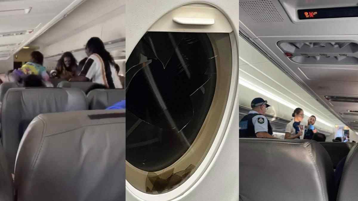 Flight: ఫ్లైట్‌లో ఫైట్.. పగిలిన విమానం కిటికీ.. నెక్ట్స్ ఏమైందంటే..