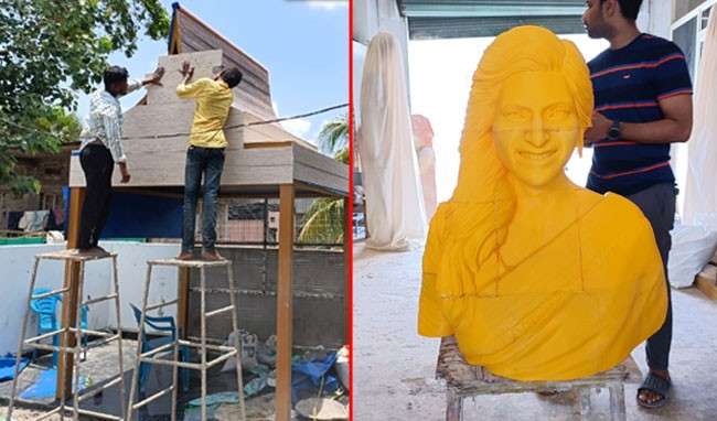 Samantha: సమంతకు గుడి.. ఈ అభిమాని ఉన్నాడే..
