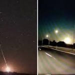 Rogue meteor in sky: నేలరాలిన అందమైన తోకచుక్క.. ఫోటోలు వైరల్.