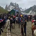 Amarnath yatra : వాతావరణం సానుకూలం.. అమర్‌నాథ్‌ యాత్ర మళ్లీ ప్రారంభం..