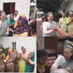 Congress: సోనియా ఇంటికి రైతులు.. కలిసి భోజనం, డ్యాన్సులు.. మార్పు మంచికే..