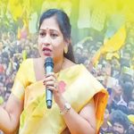 TDP : అనితపై అసభ్యకర పోస్టులు!.. ఎమ్మెల్సీ అనుచరుడి ఇంటిముందు ఆందోళన..