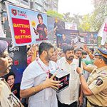 Sachin Tendulkar :  బ్యాటింగ్ టు బెట్టింగ్.. సచిన్ ఇంటి ముందు ఎమ్మెల్యే నిరసన ..