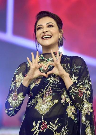 Kajal Aggarwal  in Bhagavanth Kesari Trailer Launch