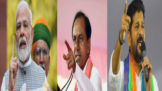 Telangana Election News: తెలంగాణలో ఎలక్షన్‌ హీట్‌.. ఇవాళ ప్రధాని మోడీ, కేసీఆర్‌, రేవంత్‌ల సభలు..