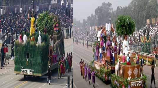 Republic Day : రిపబ్లిక్ డే పరేడ్‌లో ఆకట్టుకున్న శకటాలు.. ప్రత్యేకంగా నిలిచిన 'జయ జయహే తెలంగాణ'..