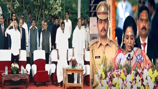 President Murmu Entry At Republic Day Celebrations | ద్రౌపది ముర్ము ఎంట్రీ ..దద్దరిల్లిన రాజ్ పథ్