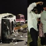 MLC Road Accident : రోడ్డు ప్రమాదానికి గురైన ఎమ్మెల్సీ కారు.. జానీ మాస్టర్ సహాయం..