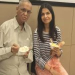 Narayana Murthy : ఐస్‌క్రీం పార్లర్‌లో నారాయణమూర్తి, అక్షత సందడి..!