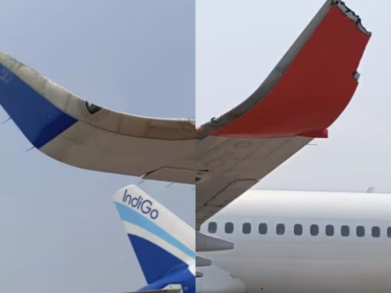 Planes Crash in Kolkata Airport: రెండు విమానాలు ఢీ.. తప్పిన పెను ప్రమాదం..!