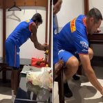 Hardik Pandya: ముంబై జట్టులో చేరి, కొబ్బరి కాయ కొట్టిన పాండ్యా..