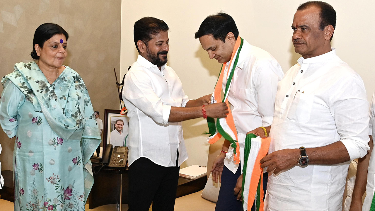 Gutha son Amith joined congress: కాంగ్రెస్‌లోకి గుత్తా కొడుకు, రేపో మాపో..