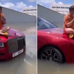 4 Crore Car turned into Boat: దుబాయ్ వర్షాల్లో విచిత్ర ఘటన.. రూ. 4 కోట్ల కారును పడవగా మార్చేశాడు..!