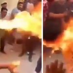 Viral Video: నోట్లో నిప్పు పెట్టుకుని స్టంట్స్.. కొంచెంలో తప్పిన పెను ప్రమాదం