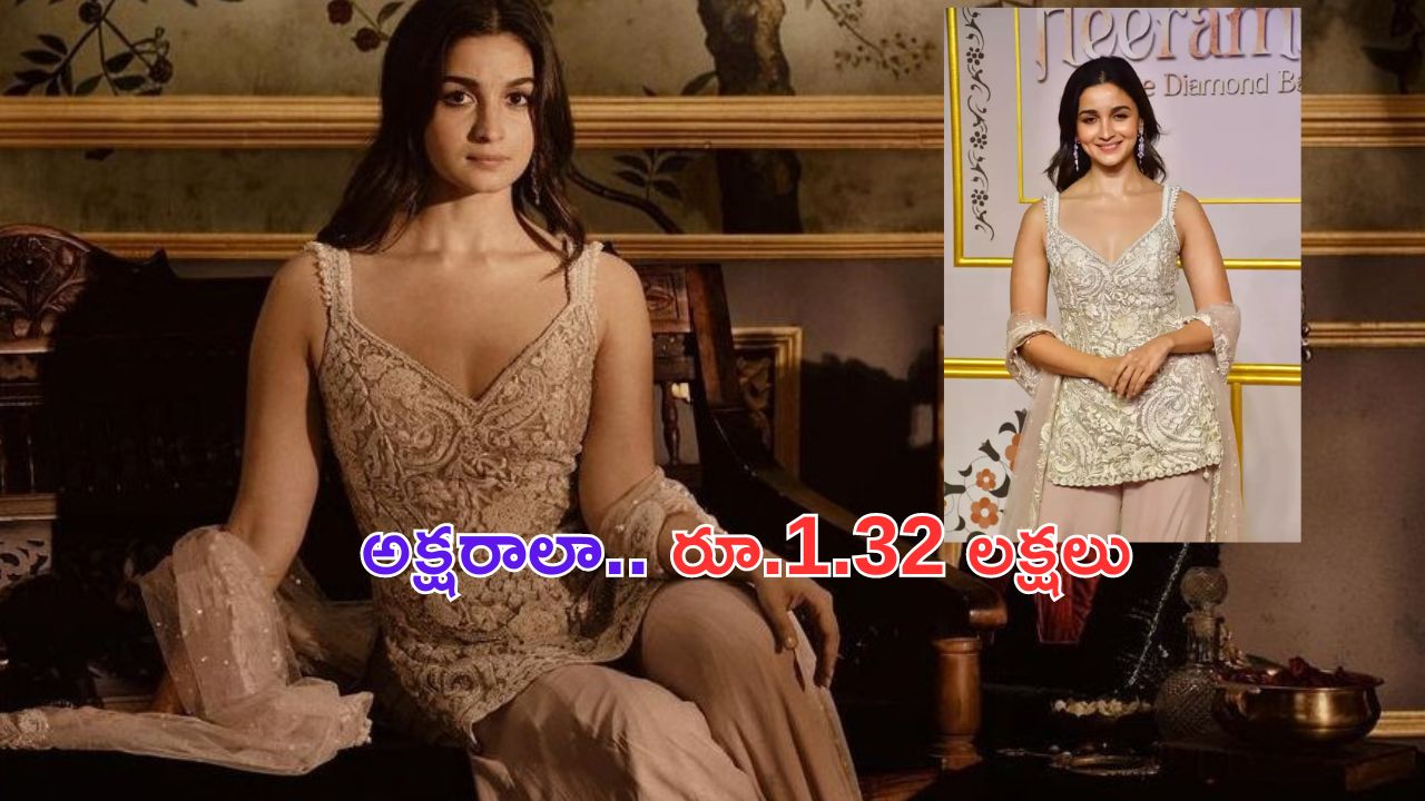 Alia Bhatt Dress Cost: హీరామండీ ప్రీమియర్.. అలియా ధరించిన డ్రెస్ రేటు తెలిస్తే దిమ్మ తిరగాల్సిందే..?