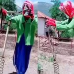 Ghost Effigy: దేవుడా..! అది దిష్టిబొమ్మనా.. ఒక్కసారిగా చూసి దెయ్యం అనుకున్నా మావ..