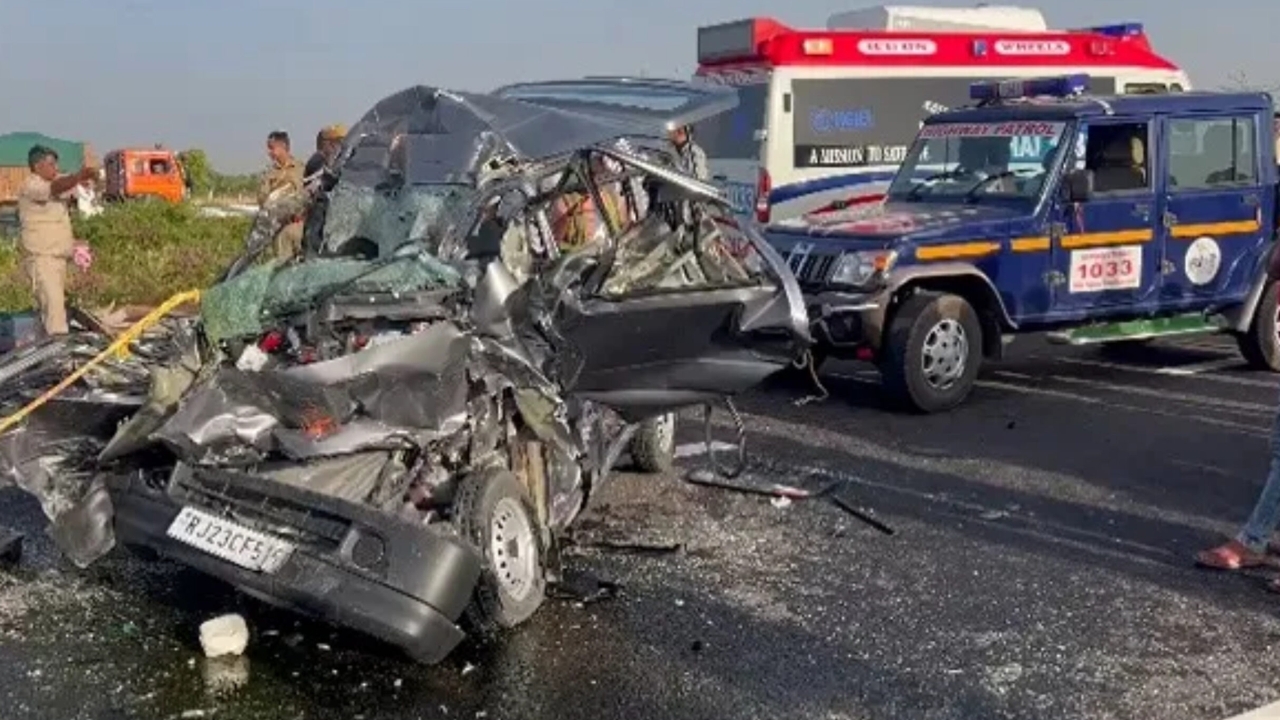 Road Accident : రాజస్థాన్ లో రోడ్డు ప్రమాదం..ఒకే కుటుంబానికి చెందిన ఆరుగురు మృతి