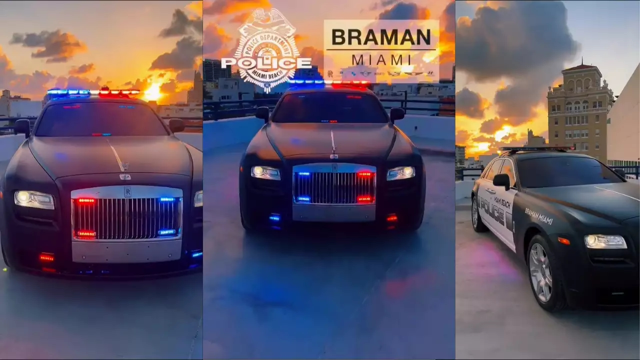 Miami Police Rolls Royce Car: పోలీసులకు రోల్స్ రాయిస్ ఘోస్ట్‌.. ఎక్కడో తెలుసా..?