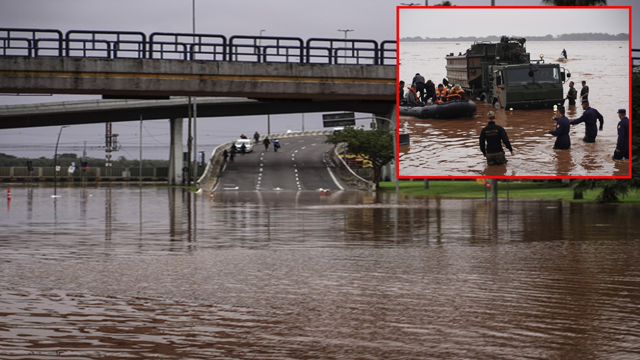 Floods in Brazil : 80 ఏళ్లలో చూడని వరద.. 150 ఏళ్ల రికార్డు బ్రేక్.. 60 మంది మృతి
