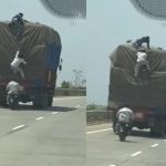 Theft in High Speed Moving Lorry: ఇదెక్కడి మాస్ చోద్యంరా బాబు..  అచ్చం సినిమాల్లో లాగే హై స్పీడ్ లో వెళ్తున్న లారీలో చోరీ!