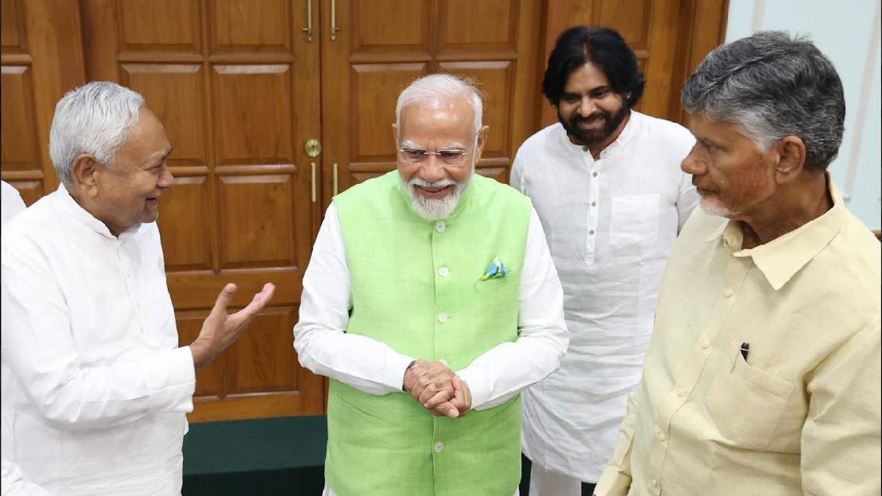 Nadda's house Discuss portfolios: బీజేపీ నేతల మీటింగ్, చంద్రబాబు, నితీష్‌ డిమాండ్లపై చర్చ